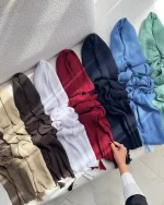 شال پلیسه برشکا ساده وارداتی
