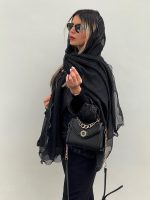 شال مشکی مزونی اورجینال - Image 12
