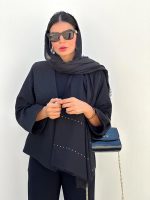 شال مشکی مزونی اورجینال - Image 11