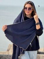 شال پلیسه برشکا دور خز لیبل دار(643) - Image 15