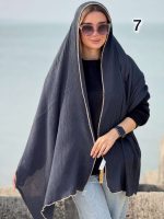 شال پلیسه برشکا دور خز لیبل دار(643) - Image 14