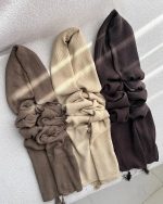 شال پلیسه برشکا ساده وارداتی - Image 3