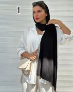 شال مشکی مزونی اورجینال - Image 2