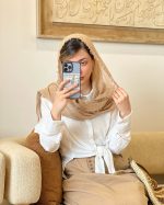 شال نخی سنگشور ملیه ای دور ریش اورجینال(1471) - Image 6