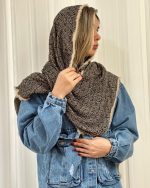 شال نخ پنبه برشکا دور خز اورجینال(11) - Image 5