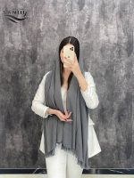 شال نخی ایما تک رنگ وارداتی - Image 6