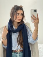 شال بافت ساده اکرولیک (4680) - Image 2