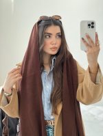 شال بافت ساده اکرولیک (4680) - Image 8