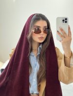 شال بافت ساده اکرولیک (4680) - Image 4