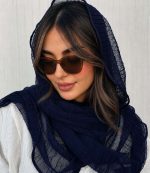 شال حریر پلیسه عروسکی(515) - Image 3