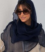 شال حریر پلیسه عروسکی(515) - Image 4