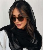 شال حریر پلیسه عروسکی(515) - Image 5